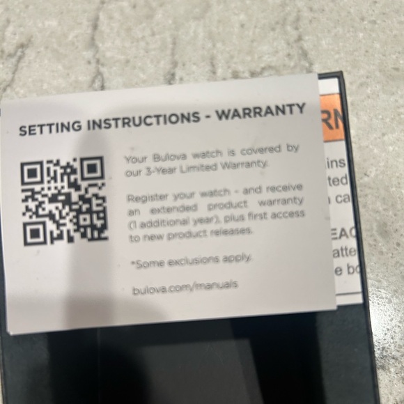 Bulova Silver Timepiece with White Face - Picture 6 of 8